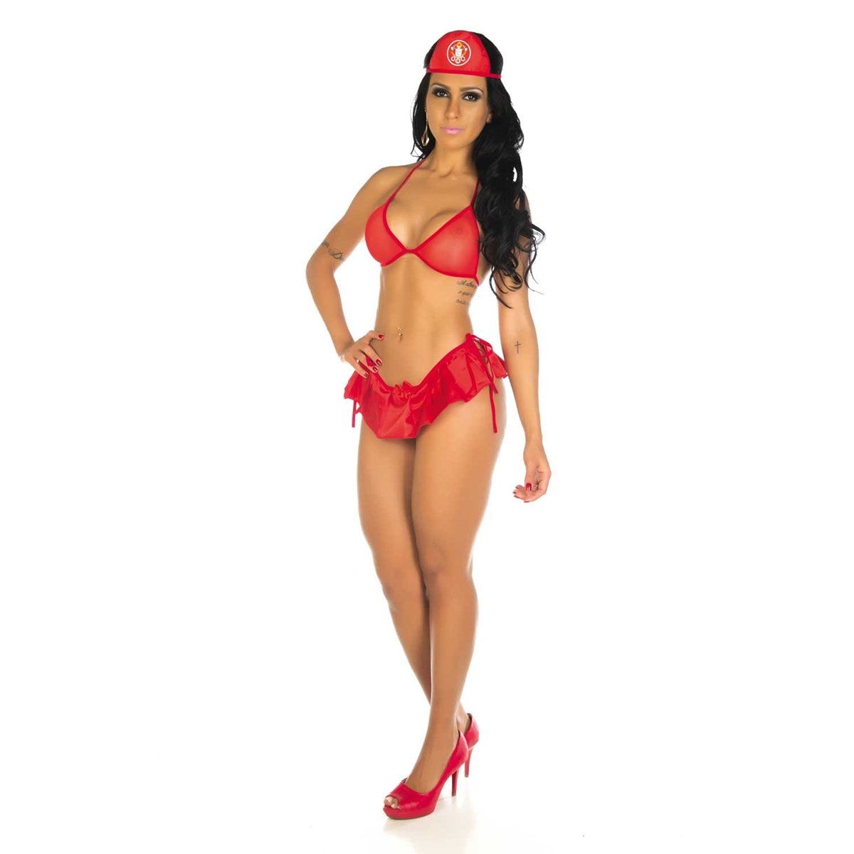 MINI BOMBEIRA - FANTASIA SENSUAL - PIMENTA SEXY MINI BOMBEIRA - FANTASIA SENSUAL - PIMENTA SEXY - Butique Bella